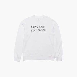 Brand new Snapchat bring back best friends white sweatshirt M